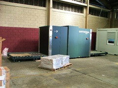 Unidad de inspecciones no intrusivas de la Terminal de carga